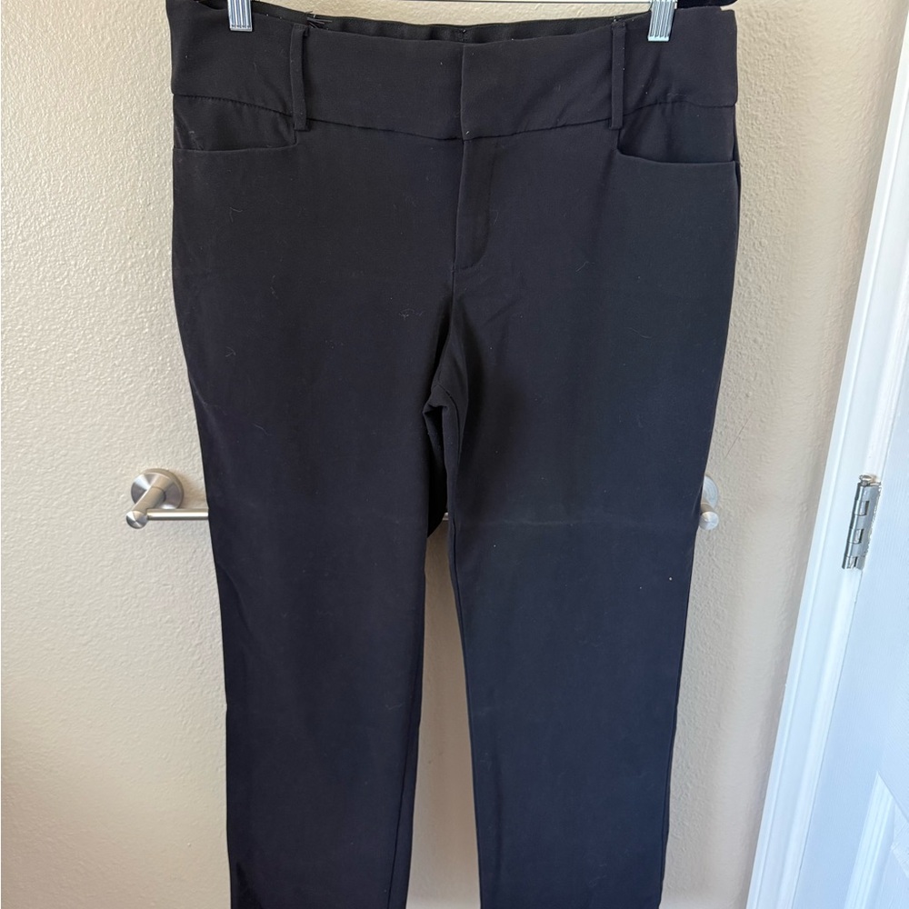 Nine West Classic Black Straight Leg Trousers